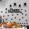 4 Sheet 45 Pieces Halloween Spider Stickers Large Scary Wall Decal